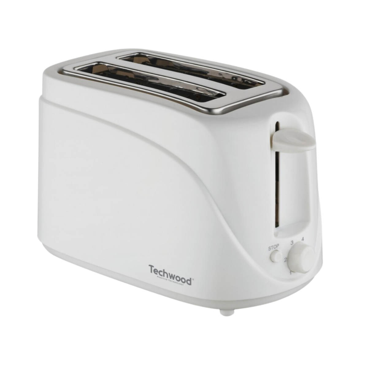 TECHWOOD TGP202 TOASTER 2 SLOTS-6 BROWNING MODES- AUTO POP 700WATTS